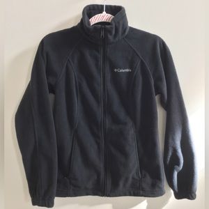 Columbia Women’s Black Fleece Zip-Up NWOT Size Small